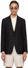 Lardini Black Attitude Blazer In 999