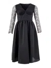 Lardini Elegant Black Polyester Suit For Women