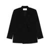 Lardini Brooch-detail Blazer In Black