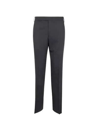 Lardini Wool Tailored Trousers In Black