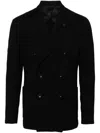 Lardini Wool Blend Jacket Dart Detailing