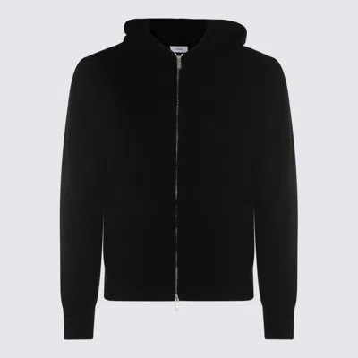 LARDINI BLACK WOOL KNITWEAR