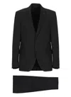 Lardini Wool Suit Single Breasted In Black