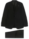 Lardini Wool Suit In Black