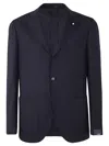 Lardini Velvet Blazer Jacket With Tailored Fit And Classic Notch Lapels
