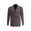 Lardini Blazer Jacket With Iconic Pin
