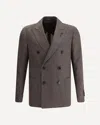 Lardini Blazer Jacket With Iconic Pin
