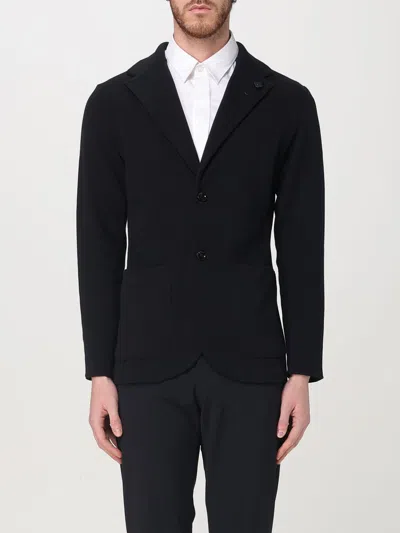 Lardini Blazer  Men Color Black In Black