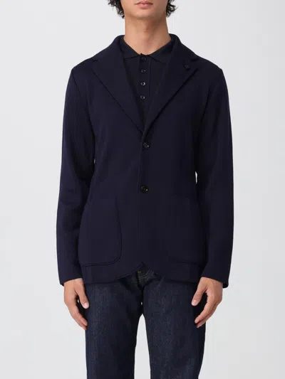 Lardini Blazer  Men Color Blue