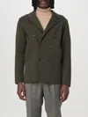 Lardini Man Knitted Jacket In Waldgrün