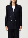 Lardini Double-breasted Jacket In Black