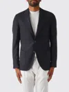 Lardini Single-breasted Tailored Blazer In Blue