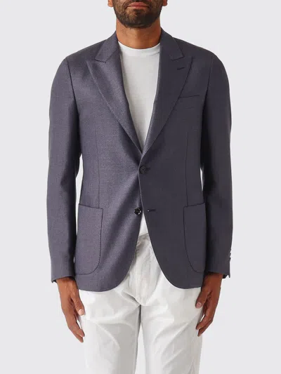Lardini Blazer Men Color Avion In Purple