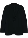 Lardini Blazer With Herringbone Pattern In Animal Print