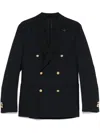 Lardini Blazer With Pin In Blue