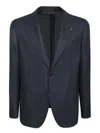 Lardini Classic Tailored Black Blazer