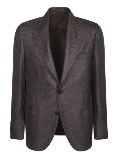 Lardini Blazers In Brown