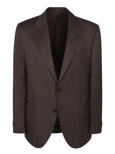 Lardini Blazers In Brown