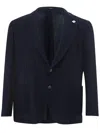 Lardini Blue Jacket Destructured Due Bottoni