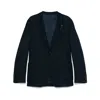 Lardini Navy Blue Tailored Jacket With Functional Pockets