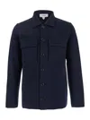 Lardini Blue Shirt With Classic Collar In Blue