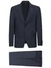 Lardini Blue Single Breasted Suit In Blue