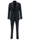 Lardini Blue Single-breasted Suit With Peak Revers In Blue