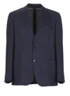 Lardini Blue Virgin Wool Jacket