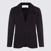 Lardini Single-breasted Suit Jacket With Notch Lapel In Black