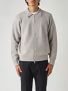 Lardini Coat In Gray