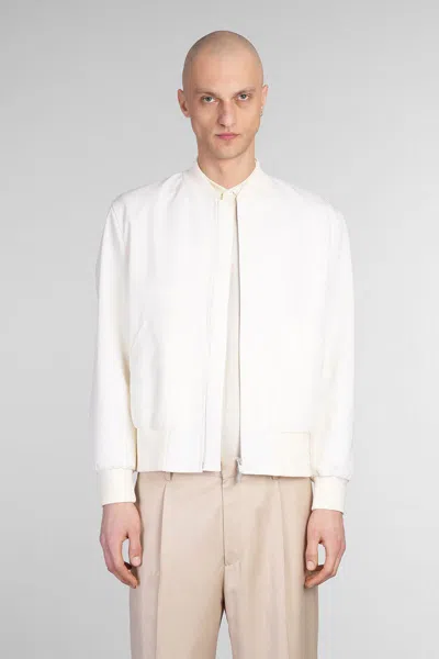 Lardini Bomber Jacket In White