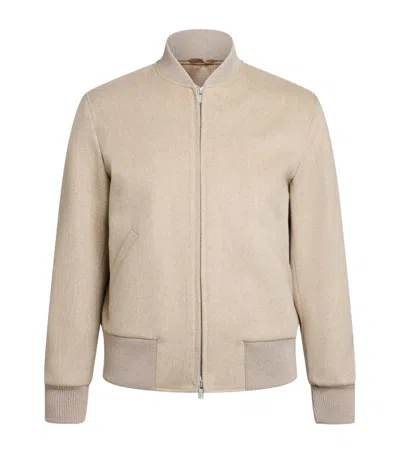 Lardini Bomber Jacket In Brown