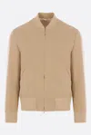 Lardini Bomber Jacket In Linen