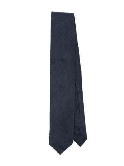 Lardini Bouclé Tie In Blue