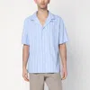 Lardini Cotton Shirt With Bowling Style Stripes