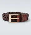 Lardini Braided Leather Belt
