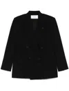 Lardini Brooch-detail Blazer In Black