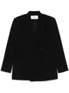 Lardini Brooch-detail Blazer In Black