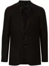 Lardini Brooch-detail Blazer In Black