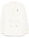 Lardini Strong Attitude Double-breasted Jacket In White
