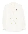 Lardini Strong Attitude Double-breasted Jacket In White