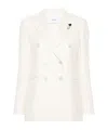 Lardini Long-sleeved Suit Coat In White