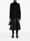 Lardini Button-fastening Jacket In Black
