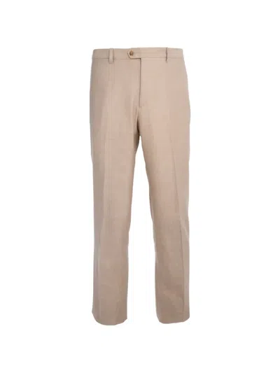 Lardini Button-fastening Trousers In Pink