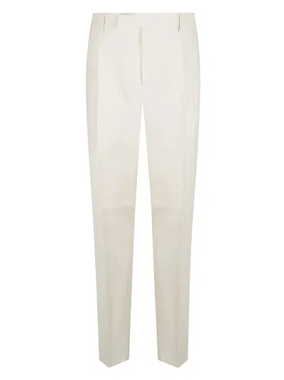 Lardini Button Fitted Trousers In Neutral