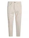 Lardini Button-fly Cotton Jeans In Neutral