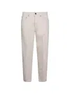 Lardini Button-fly Cotton Jeans In Neutral