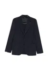 Lardini Button Pin Virgin-wool Jacket In Blue