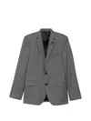 Lardini Single-breasted Virgin Wool Suit In Gray