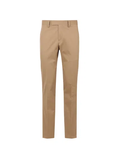 Lardini Button Trousers In Brown